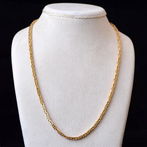 byzantine chain chain necklace